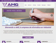 Tablet Screenshot of amg.es